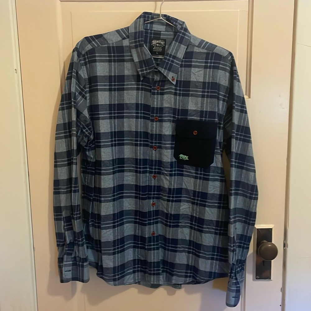 Britches of Georgetown flannel shirt lg